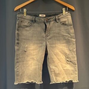 KENSIE DENIM WALKING SHORTS